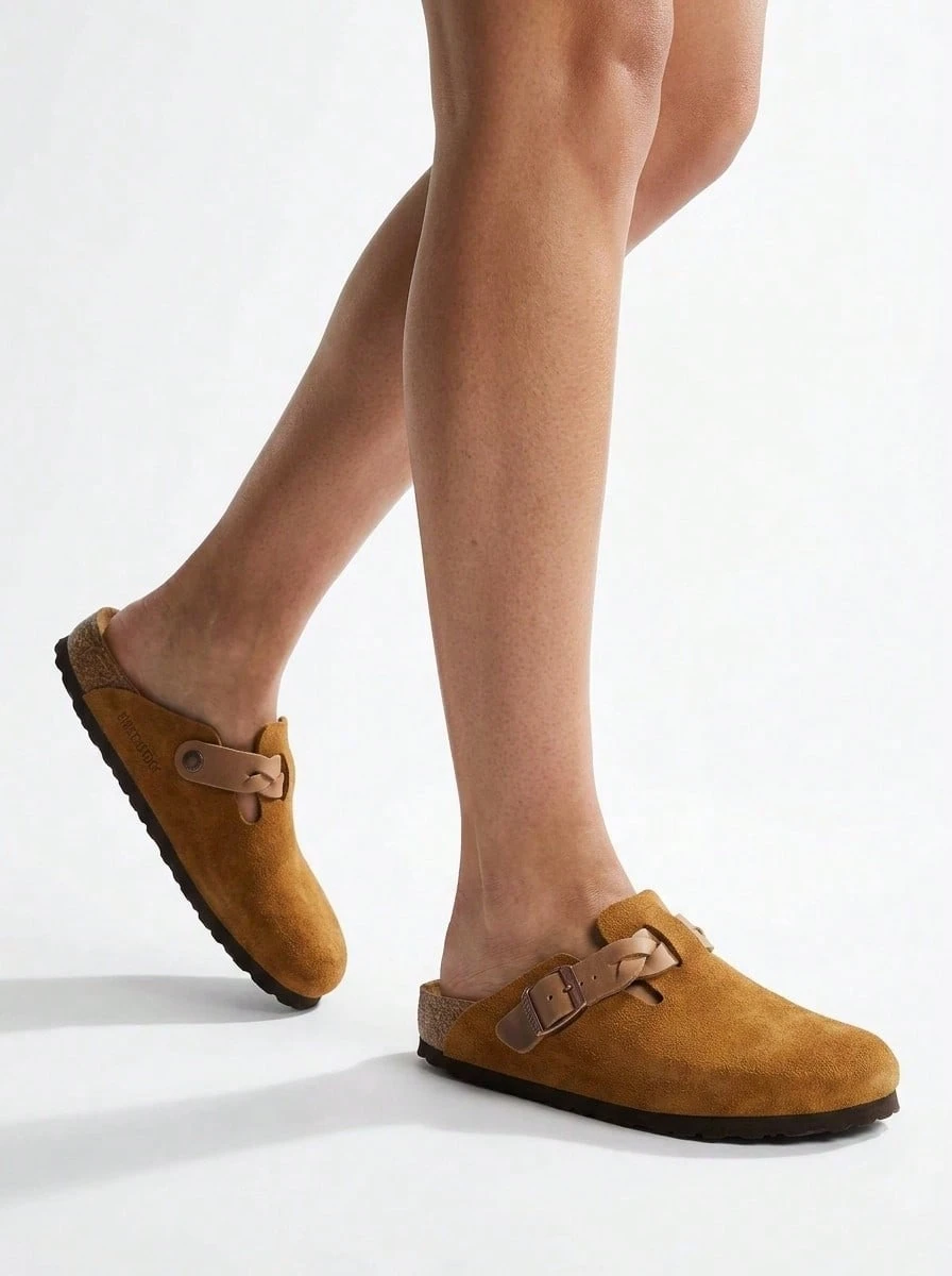 Birkenstock Trenza de Boston LEOI/LEVE de visón - Visón - Ver 1