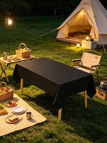 1/4/6 Stücke Einweg-Tischdecken in Weiß, hergestellt aus wasserfestem und ölbeständigem PEVA-Material, für Hochzeiten, Geburtstagsfeiern, Camping, Restaurants, Küchen, Feiertagspartys, Schulanfang, Halloween-Dekoration, Weihnachtsdekoration, Raumdekoration, Heimdekoration - Verschiedenfarbig - Übersicht 9