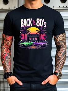 Men T-Shirts - Black - View 6