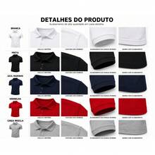 Camisa Polo Caminhão Caminhoneiro Masculino Gola Polo - Cinza Claro - Visão 7