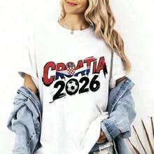 Classic Ivory World Cup 2026 Fan Shirt, Football Lover's Shirt With Ivory Flag, 2026 World Cup Fan Shirt, Gift For The Ivory National Team. Size, Summer Tops. Suitable As A Gift. Women's T-Shirt. Elegant Blouses. Boho Chic. Exquisite Printed T-Shirt. Summer Tee - 白色 10 - 查看 7