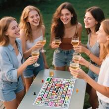 Adult Drinking Board Game, Fun Interactive Party Drinking Game, Suitable For Game Night, Birthday Party, Family Gathering Or Any Occasion, 21+ Years Old, 2-8 Players - Multicolor - View 3