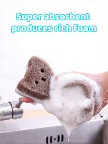 Cute Shaped Kitchen Sponge Thick Durable Dishwashing Cleaning Tools For Kitchen Bathroom And Outdoor Cleaning Multifunctional Heavy-Duty Scrub Sponge Designs Holiday Party Dish Essential Summer Cleaning Pack Housewarming Gift For Aesthetic Home - A - View 11