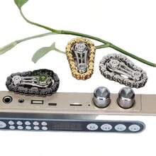 Cool Gear - 金屬自行車鏈條齒輪方塊 | 青少年與成人的壓力緩解玩具 | 桌面玩具與機械藝術收藏品 - 彩色 - 查看 6