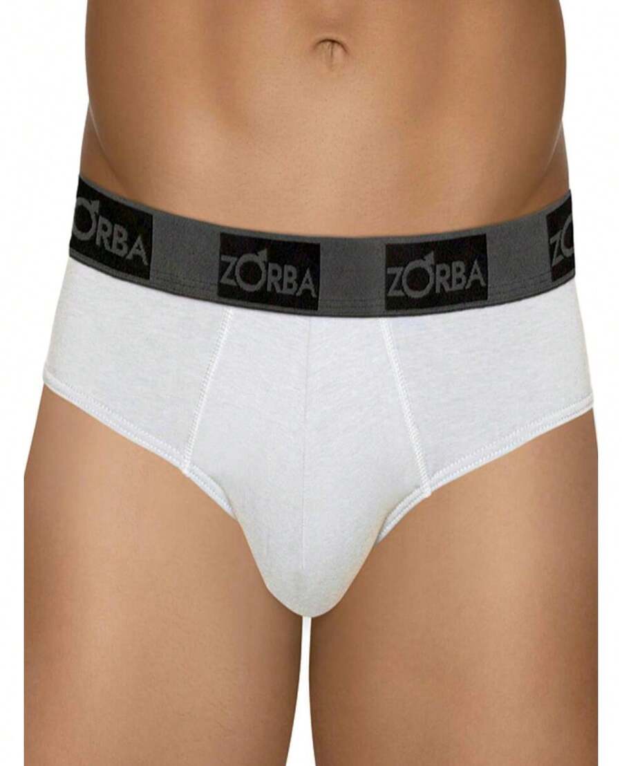 Cueca Slip Zorba 716 - Branco - Visão 1