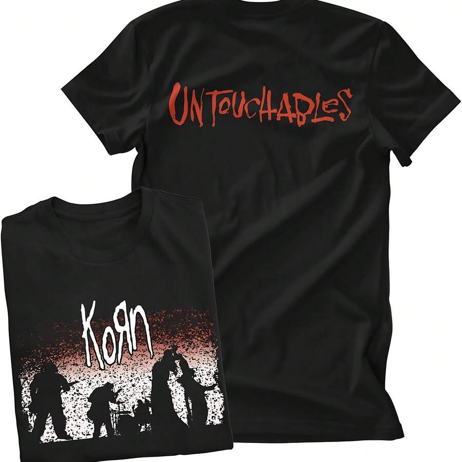 Korn Officially Licensed Untouchables Mens T-Shirt - 黑色 - 查看 1