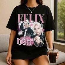 Women T-Shirts - Black 1 - View 7