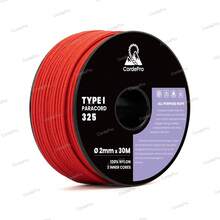 Paracord 2mm X 30M 3 Strand Core Type I 100% Nylon Braided Rope Heavy Duty For Dog Leashes, Bracelets, DIY Crafts, Outdoor, Camping | Versatile & Abrasion-Resistant - Multicolor - View 19
