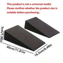 2pcs Yoga Bricks Calf Stretch Ramp, Used For Enhancing Stability Training, Leg Strength And Balance - Durable Black Fitness Equipment, Suitable For Weightlifting, Leg And Deep Stretching, Sturdy Structure, Training Aid Designed For Fitness - Multicolor - View 14