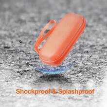Carrying Case, EVA Zipper Carrying Hard Case Cover For Digital Voice Recorders, MP3 Players, Storage Holder For 3D Printing Pen, USB Cable, Earphones, Memory Cards, U Disk, Orange - 顏色 - 查看 5