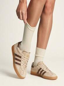 Adidas Gazelle Indoor Women's Sneakers Sand Strata / Preloved Brown / Gum JS1418 - Sand Strata / Preloved Brown / Gum - View 1