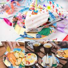 Lilo & Stitch Disposable Party Tableware Set, Cartoon Character Printed Thick Paper Plates, Bowls, Napkins, Bulk Packaging, Suitable For Birthday Party, Hawaiian Theme Gathering, Tropical Party Supplies - Multicolor - View 8