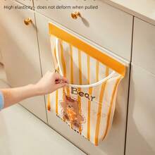 Kitchen Adhesive Plastic Bag Trash Bag Storage Bag Large Capacity Miscellaneous Hanging Bag Breathable Storage Bag Storage Organizer - View 2