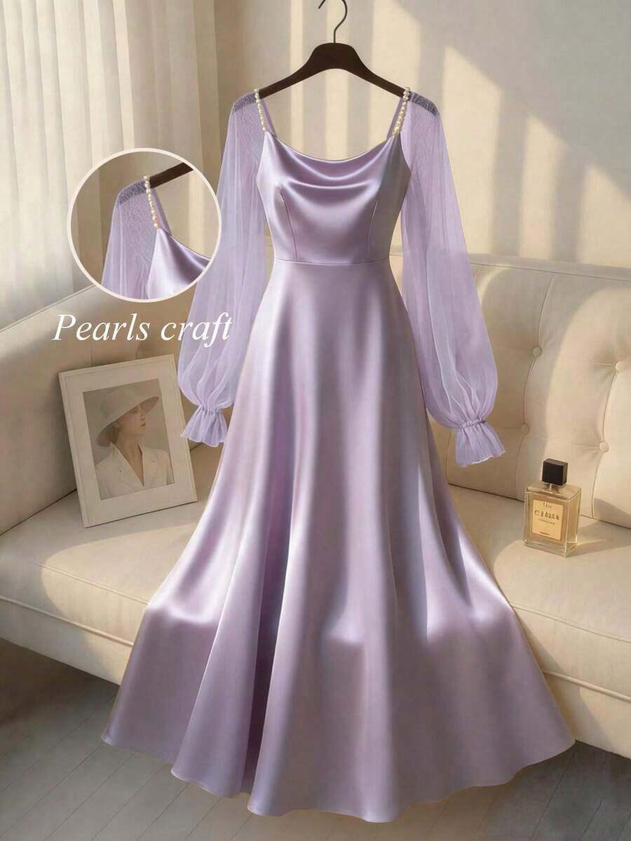 Bridesmaid Dresses - Mauve Purple - View 1