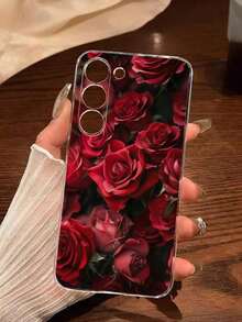 1 Piece Soft Phone Case With Fashionable Tulip Flower Design, Compatible With Huawei, Honor, Galaxy, 12T, 13T - 透明 6 - 查看 7