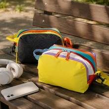 Tas Perlengkapan Mandi Multi-Layer Warna-warni, Tas Bahu Mini Wanita Kasual Warna-warni dengan Tali Bahu yang Dapat Diatur, Portabel & Kapasitas Besar, Untuk Piknik, Aktivitas Luar Ruangan, Sehari-hari, Perjalanan, Banyak Kompartemen untuk Penyimpanan yang Terorganisir dan Praktis, Unisex, Kembali ke Sekolah - MultiWarna - View 1