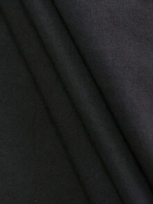 Black Short-Sleeve T-Shirt With "Daddy Saurus" Pattern - Black - View 6