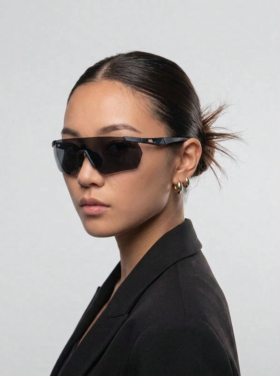 Adidas SP0062-F MATTE BLACK Fashion Glasses - ĐEN MỜ/AVI - Xem 1