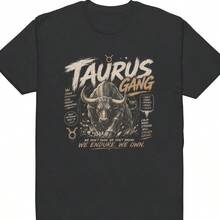 Unisex Fitted T-Shirt - Next Levelss 6210 - Taurus - FREE SHIPPING - Black - View 1