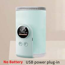 Compact Bottle Warmer, Portable USB Breastmilk Warming Heater, 350ML Feeding Bottle Sleeve With Light, No Battery Required For Home, Car & Travel - Multicolor - View 13