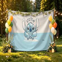 Tranh treo tường Disney Lilo & Stitch, hình vẽ Stitch dễ thương theo phong cách phác thảo với nền hai tông màu, chất liệu vải mềm nhẹ, thích hợp trang trí phòng ngủ, phòng khách và ký túc xá. - 0 - Xem 4