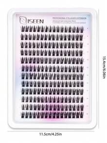 192pcs C Curl Individual False Eyelashes, DIY Eyelash Extension, Cluster False Eyelashes, Thin And Lightweight, Easy For Professionals And Beginners, Convenient For Home Use - C - View 6