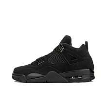 Nike Jordan Air Jordan 4 Black Cat Suede Mid-Top Retro Basketball Shoes Men's Black 2020 Edition - CU1110-010 - Xem 9