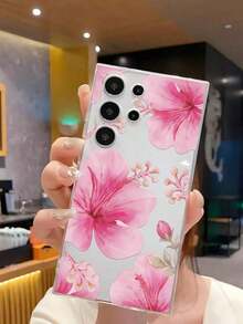 1 Piece Soft Phone Case With White Lily Flower And Butterfly, Compatible With Huawei Honor, , Galaxy A04e/12/A13/A14/A34/A50/A52/A53/A54/S21/S22/S23/S24/S25/S25Ultra, 6A/7A/8A, 12T/13T, International Version, Not Domestic Version, Spring Gift - 無色 - 查看 5