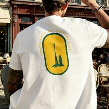 Men's T-Shirt Surfing Days Are Awesome Days Comfortable And Versatile Outdoor Casual Short Sleeve - White - View 3