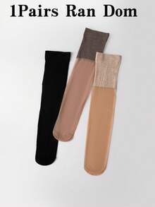 1/3 Pairs Multicolor Cute Style Leg-Shaping Tights - Multicolor - View 7