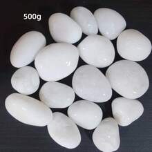 Đá trang trí tự nhiên bóng loáng - Đá sông trắng và sỏi đánh bóng, thích hợp cho cây trồng trong nhà, bể cá, cảnh quan sân vườn, trang trí bình hoa | Đồ thủ công mỹ nghệ, Trang trí nhà cửa (Phụ kiện bể cá, Trang trí sân vườn, Trang trí làm vườn) - 1 bộ - Xem 12