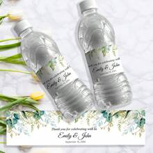 UNICCUT 30pcs Customized Labels - Personalized Bottle Stickers, Customizable Name & Text Stickers, Suitable For Birthday, Baptism, Wedding Decoration - Multicolor - View 18