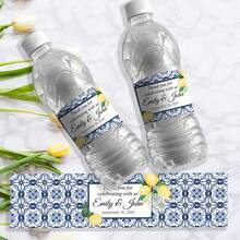 UNICCUT 30pcs Customized Labels - Personalized Bottle Stickers, Customizable Name & Text Stickers, Suitable For Birthday, Baptism, Wedding Decoration - Multicolor - View 11