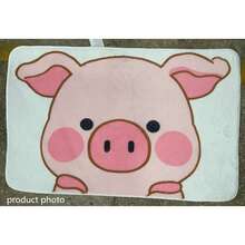 1pc Pink Pig Bathroom Mat, Bathroom Rug, Door Mat, Small Rug, Carpet, Floor Mat, Home Decor, Area Small Rug, Outdoor Mat, Home Decor, Area Rug, Bedroom Rug, Washable Carpet - Multicolor - View 5