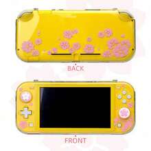 1件/套 透明樱花/猫爪图案保护硬壳，适用于Switch/Switch Lite游戏机 - 彩色 - 查看 4