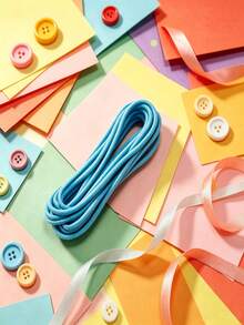 Tali Kepang Poliester Warna Solid Sepanjang 5m dan Tebal 5mm, Cocok untuk Membuat Tali Gantungan Ponsel, Kerajinan DIY, Berkemah di Luar Ruangan, Tali Pengikat Hewan Peliharaan, Tahan Lama dan Serbaguna - Warna solid - View 9