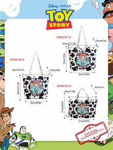 1 Túi Tote In Hình Jessie Toy Story Bản Quyền Chính Hãng Disney, Túi Mua Sắm Gấp Gọn Dung Tích Lớn, Túi Đeo Vai Nhẹ, Túi Xách Hoạt Hình, Có Kích Thước S/M/L Để Chọn, Dành Cho Phụ Nữ/Bé Gái/Thanh Thiếu Niên/Người Hâm Mộ, Phụ Nữ Dùng Hàng Ngày/Mua Sắm/Đi Chơi/Đi Học/Du Lịch - Nhiều màu - Xem 4