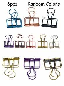 Multi-Functional Metal Clip Calendar Long Tail Clip Ticket Clip Phoenix Tail Clip Invoice Clip File Folder Swallow Tail Clip Creative Desktop Organizer - A - View 9