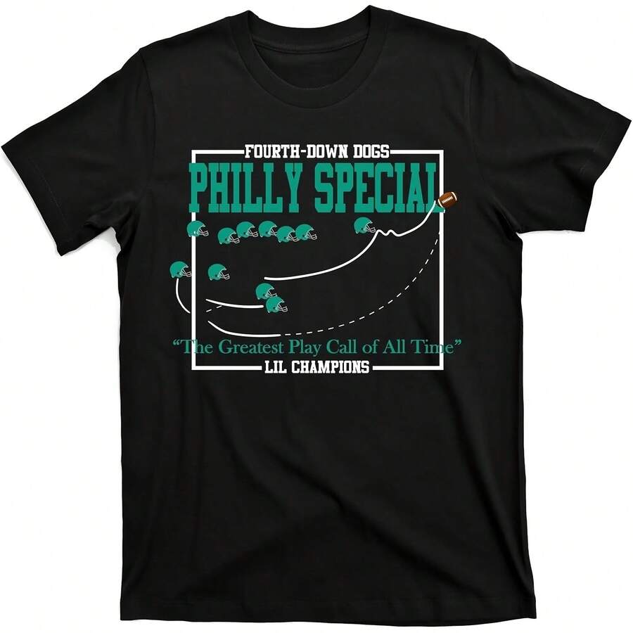 The Philly Special Greatest Play Call Of All Time Philadelphia T-Shirt - Black - View 1