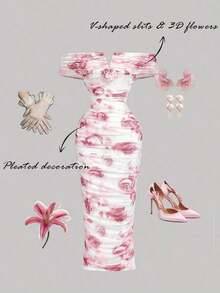 Plus Size Dresses - Multicolor - View 1