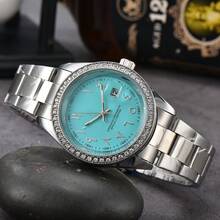 Cross-Border Bestseller: Laojia Diamond Bezel, Middle Eastern Arabic Numeral Dial, Three-Hand Men's Quartz Watch, Manufacturer Wholesale Al088 - B - View 3