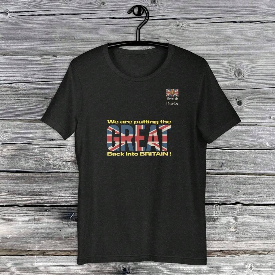 Great Britain - Unisex Tee - Black - View 1
