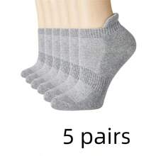 1/5/6/10/20/30 Pasang Kaos Kaki Jala Pendek Putih Pria, Bernapas dan Nyaman, Dengan Penopang Lengkungan Kaki, Cocok untuk Dipakai di Pergelangan Kaki - Putih - View 25