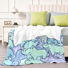Manta Suave Weiche Kuscheldecke Flauschige Wohndecke para Sofá y Cama Acogedora Fácil de Cuidar Ideal para el Hogar Decoración Confort - Multicolor - Ver 5