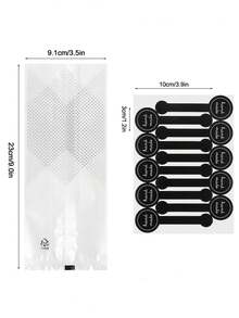 30/50/100Pcs Plastic Cookie Bag With DIY Handmade Sticker Chocolate Snack Cupcake Baking Wrapping Wedding Birthday Party Gift Packaging - View 8