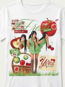 Women T-Shirts - White - View 6