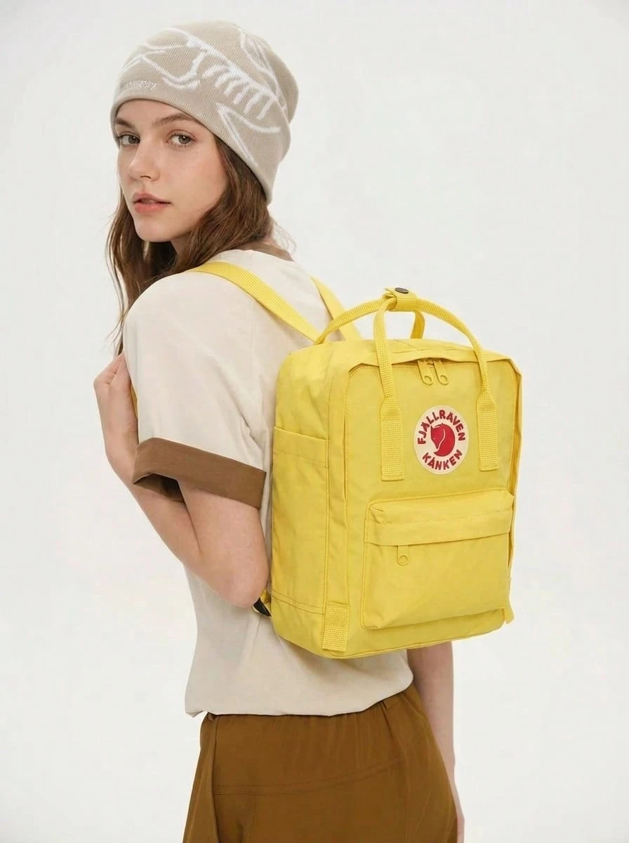 Fjallraven Kanken 7'' Mini Backpack Corn Yellow F23561 126, School Backpack - Corn Yellow - View 1
