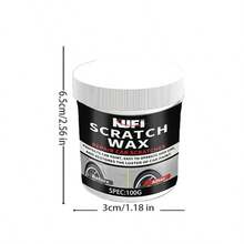 Car Scratch Polishing Wax, Deep Repair Compound, Car Surface Polishing Paste, Ceramic Coating Technology To Restore Glossiness - 100g+Sponge - View 2