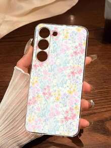 1 pieza Funda de teléfono suave con diseño de flor de tulipán de moda, compatible con Huawei, Honor, Galaxy, 12T, 13T - transparente 2 - Ver 2