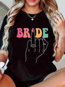Women T-Shirts - Black - View 1